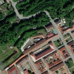 Satellite imagery of [Josefov] church t., CZ