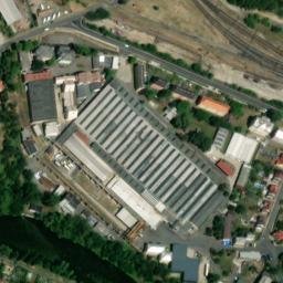 Satellite imagery of [Žatec] brewery outlook t., CZ