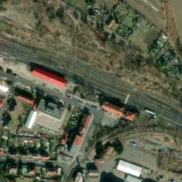 Satellite imagery of [Žatec] sugar factory chimney, CZ