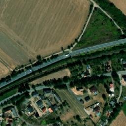 Satellite imagery of [Jaroměř-Semonice] evangelic church t., CZ