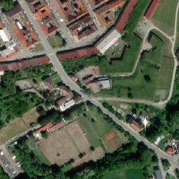 Satellite imagery of [Josefov] church t., CZ