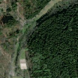 Satellite imagery of Elektroporcelan [Merklín u Karlových Var] factory chimney, CZ