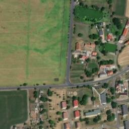 Satellite imagery of [Chbany] heat plant chimney, CZ