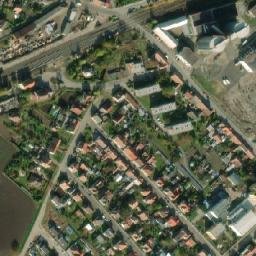Satellite imagery of [Kopidlno] church t., CZ