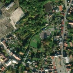 Satellite imagery of [Kopidlno] church t., CZ