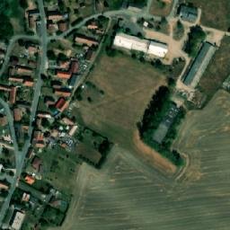 Satellite imagery of [Ohnišťany] church t., CZ