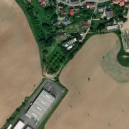Satellite imagery of [Černčice] belfry, CZ