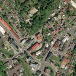 Satellite imagery of [Kraslice] church t.,, CZ