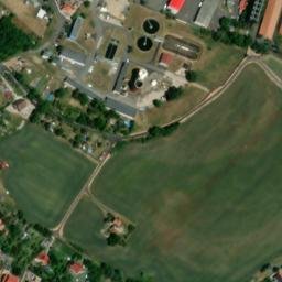 Satellite imagery of [Žatec] sugar factory chimney, CZ