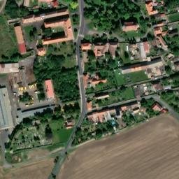 Satellite imagery of [Citoliby] church t., CZ