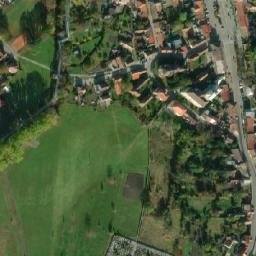 Satellite imagery of [Kopidlno] church t., CZ