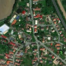 Satellite imagery of [Milovice u Hořic] church t., CZ