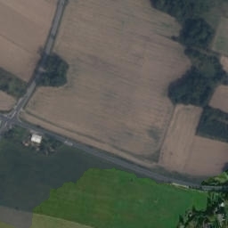Satellite imagery of [Velké Kunětice] church t., CZ
