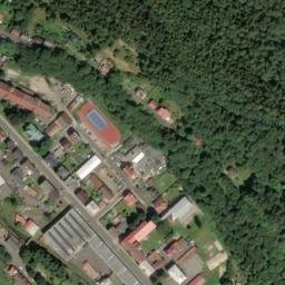 Satellite imagery of [Kraslice] heat plant chimney, CZ