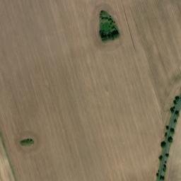 Satellite imagery of [Citoliby] church t., CZ