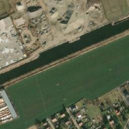 Satellite imagery of Presbeton [Lužec nad Vltavou] factory chimney, CZ