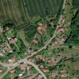 Satellite imagery of [Ohnišov] church t., CZ