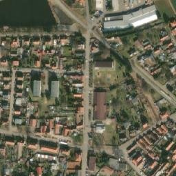 Satellite imagery of Presbeton [Lužec nad Vltavou] factory chimney, CZ