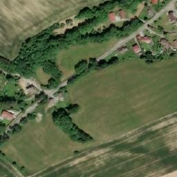 Satellite imagery of [Ohnišov] church t., CZ