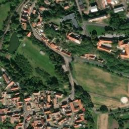 Satellite imagery of Nový hrad [Jimlín] church outlook t., CZ