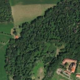 Satellite imagery of [Košátky] castle t,, CZ
