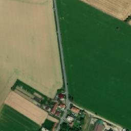 Satellite imagery of [Hněvčeves] church t., CZ