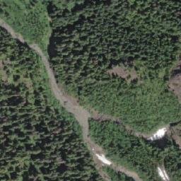 Satellite imagery of Tlakwa Mountain, CA