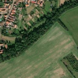 Satellite imagery of Nový hrad [Jimlín] church outlook t., CZ