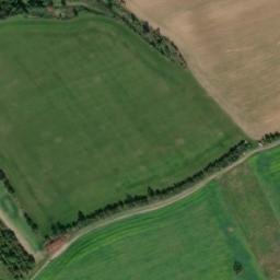 Satellite imagery of Nový hrad [Jimlín] church outlook t., CZ