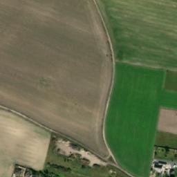 Satellite imagery of [Byšice] church sanctus t., CZ