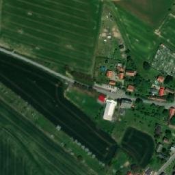 Satellite imagery of [Hněvčeves] church t., CZ