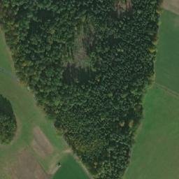 Satellite imagery of [Černá Voda] church t., CZ