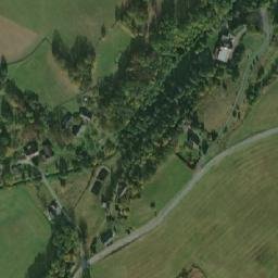 Satellite imagery of [Černá Voda] church t., CZ