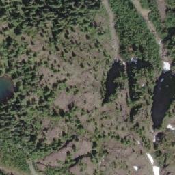 Satellite imagery of Tlakwa Mountain, CA