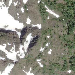 Satellite imagery of Tlakwa Mountain, CA