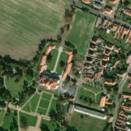 Satellite imagery of [Liblice] church t., CZ