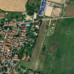 Satellite imagery of [Byšice] church sanctus t., CZ