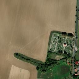 Satellite imagery of [Rožďalovice] church t., CZ