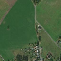 Satellite imagery of [Černá Voda] church t., CZ