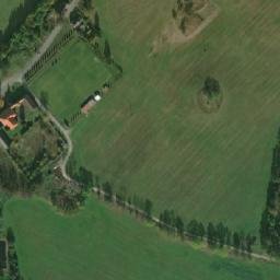 Satellite imagery of [Černá Voda] church t., CZ