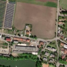 Satellite imagery of [Hospozín] church t., CZ