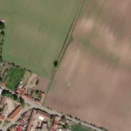 Satellite imagery of [Hospozín] church t., CZ