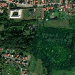 Satellite imagery of [Byšice] church sanctus t., CZ
