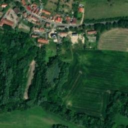 Satellite imagery of [Byšice] church sanctus t., CZ