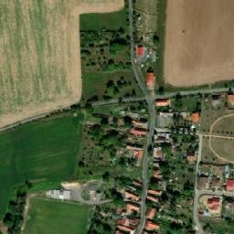 Satellite imagery of [Rožďalovice] church t., CZ