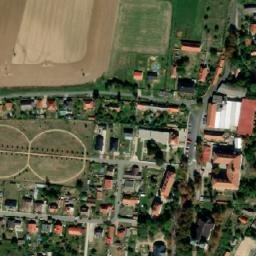 Satellite imagery of [Rožďalovice] church t., CZ