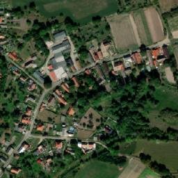 Satellite imagery of [Rožďalovice] church t., CZ