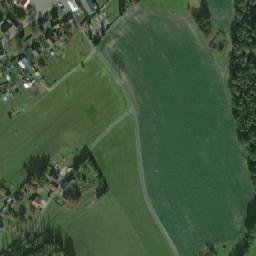 Satellite imagery of [Černá Voda] church t., CZ