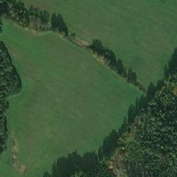Satellite imagery of [Černá Voda] church t., CZ