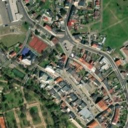 Satellite imagery of [Ostrov nad Ohří] church t., CZ